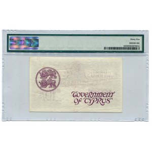 Cyprus 10 Shillings 1937 - 1950 PMG 35