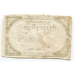 France 5 Livres 1793