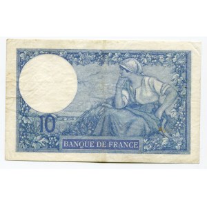 France 10 Francs 1917