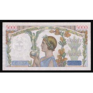 France 5000 Francs 1942 Rare