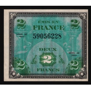 France 2 Francs 1944