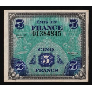France 5 Francs 1944