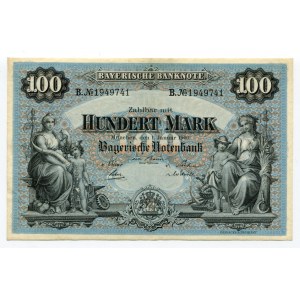 Germany - Empire Bayern 100 Mark 1900