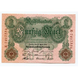 Germany - Empire 50 Mark 1910