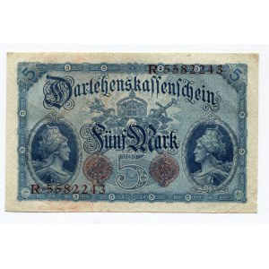 Germany - Empire 5 Mark 1914