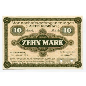 Germany - Empire Alten-Grabow 10 Mark 1916 Specimen