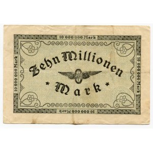Germany - Weimar Republic Cologne 10 Millonen Mark 1923