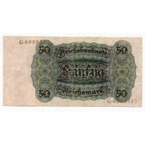 Germany - Weimar Republic 50 Reichsmark 1924