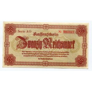 Germany - Third Reich 20 Reichsmark 1945