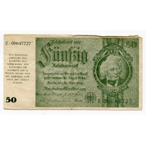 Germany - Third Reich 50 Reichsmark 1945