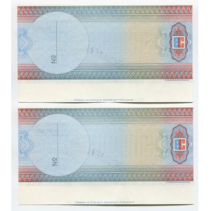 Germany - FRG Set of 2 Cheques 1990 - 2000 Specimen