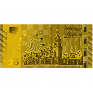 Germany - FRG Gold Banknote 25 Years of German Unity 2015