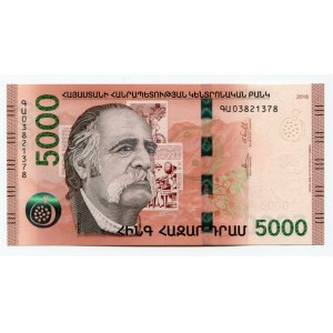 Armenia 5000 Dram 2018