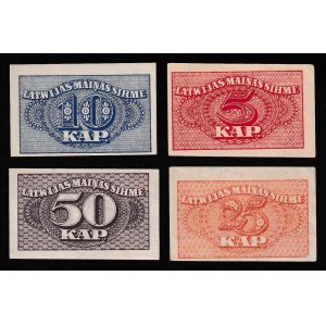 Latvia 5-10-25-50 Kopeks 1920