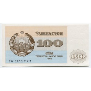 Uzbekistan 100 Sum 1992 (1993)