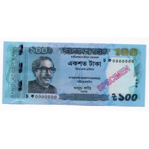 Bangladesh 100 Taka 2018 Specimen