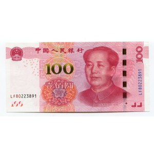 China 100 Yuan 2015
