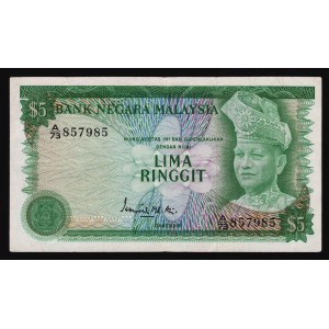 Malaysia 5 Ringgit 1976