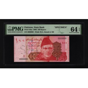 Pakistan 100 Rupees 2006 Specimen PMG 64 EPQ