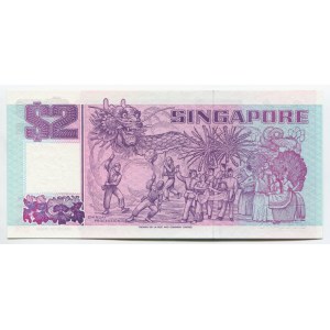 Singapore 2 Dollars 1992