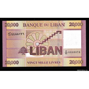 Lebanon 20000 Livres 2012