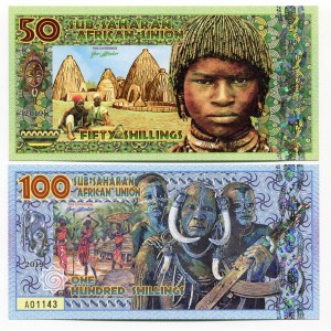 African Union 10 20 50 & 100 Dollars 2019