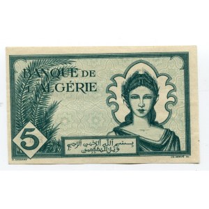 Algeria 5 Francs 1942