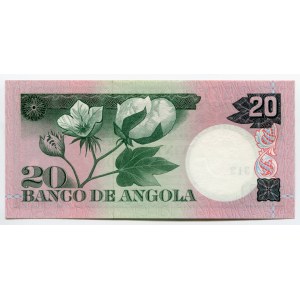 Angola 20 Escudos 1973 RARE