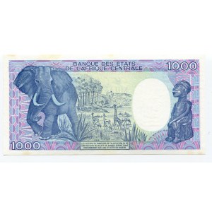 Cameroon 1000 Francs 1990