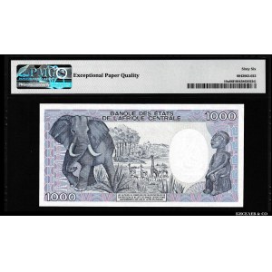 Congo 1000 Francs 1987 - 1989 (ND) PMG 66 EPQ