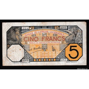 French West Africa 5 Francs 1932