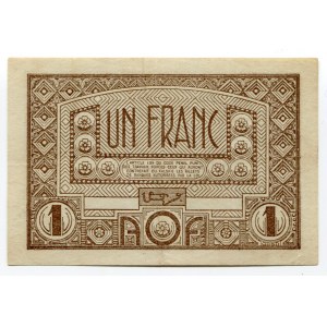 French West Africa 1 Franc 1944 (ND)