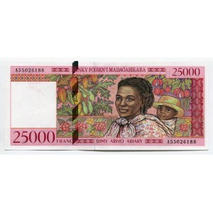 Madagascar 25000 Francs 1998