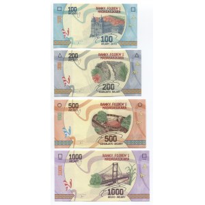 Madagascar 100, 200, 500 & 1000 Ariary 2017