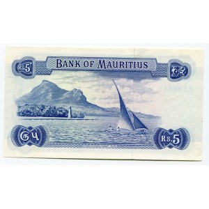 Mauritius 5 Rupees 1967