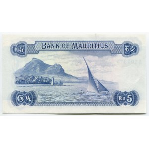 Mauritius 5 Rupees 1967