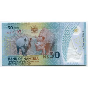 Namibia 30 Dollars 2020