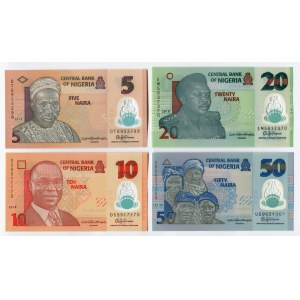 Nigeria 5-10-20-50 Naira 2018