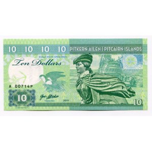 Pitcairn 10 Dollars 2018 Specimen