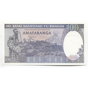 Rwanda 100 Francs 1989
