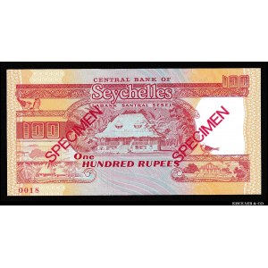 Seychelles 100 Rupees 1989 Specimen