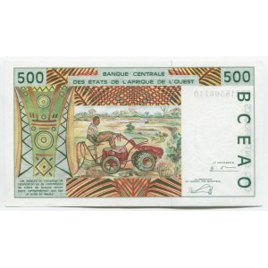West African States Senegal 500 Francs 2002