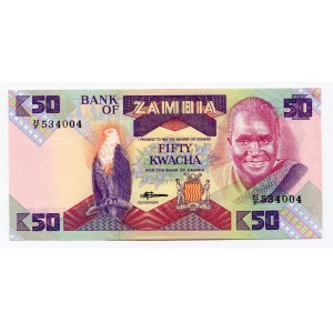 Zambia 50 Kwacha 1986 - 1988 (ND)