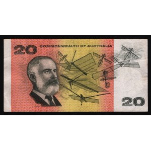 Australia 20 Dollars 1966 - 1972 Rare Early Type