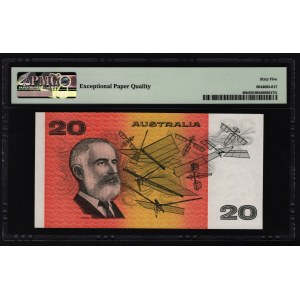 Australia 20 Dollars 1991 PMG 65 EPQ