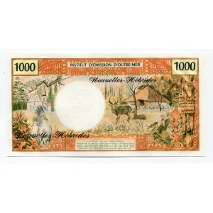 New Hebrides 1000 Francs 1979 (ND)