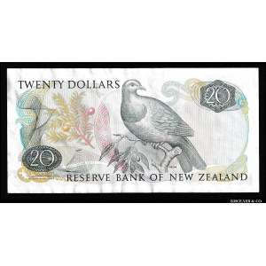 New Zealand 20 Dollars 1981 - 1992 (ND)