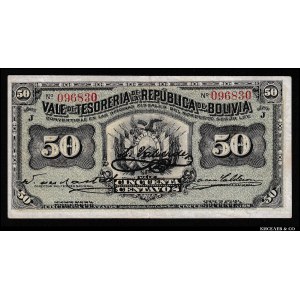 Bolivia 50 Centavos 1902