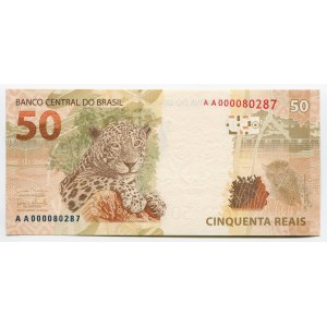 Brazil 50 Reais 2010 Serie AA