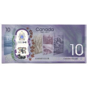 Canada 10 Dollars 2017 Commemorative